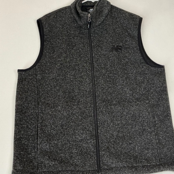 New Balance Other - New Balance NWT Men’s Black Sweater fleece Vest Size large